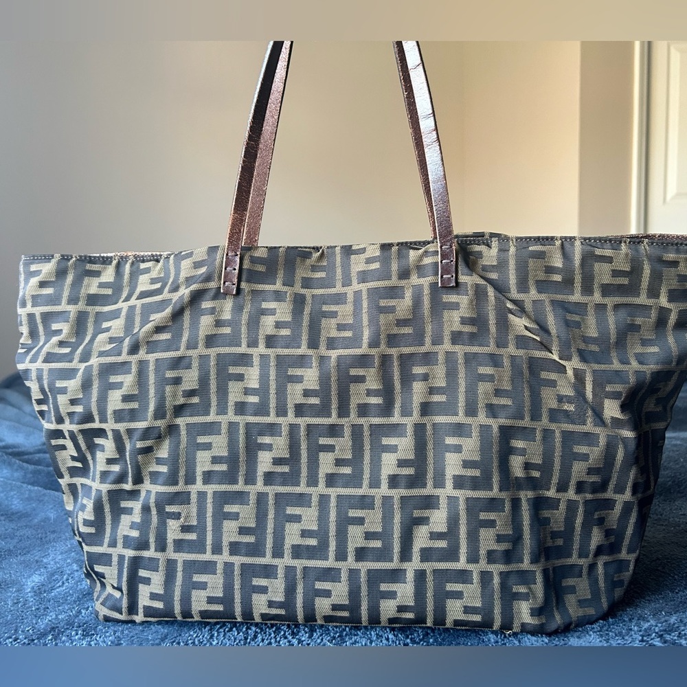 Fendi Zucca flower tote